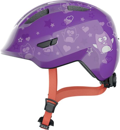 ABUS Smiley 3.0 Kids - Gyermek Kerékpáros sisak M purple star