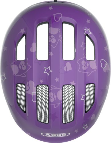 ABUS Smiley 3.0 Kids - Gyermek Kerékpáros sisak M purple star