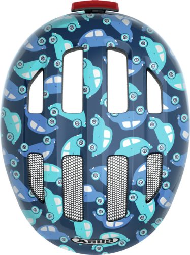 ABUS Smiley 3.0 LED Kids - Gyermek kerékpáros sisak M blue car