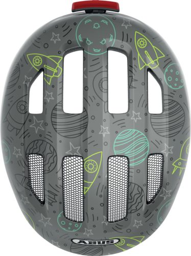 ABUS Smiley 3.0 LED Kids - Gyermek kerékpáros sisak M grey space