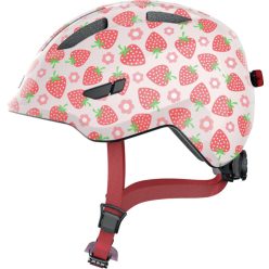   ABUS Smiley 3.0 LED Kids - Gyermek kerékpáros sisak S rose strawberry