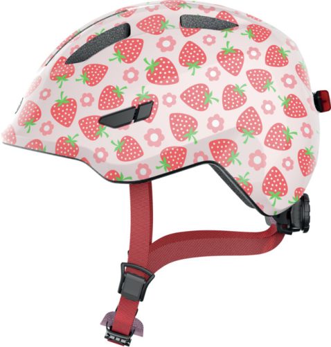 ABUS Smiley 3.0 LED Kids - Gyermek kerékpáros sisak S rose strawberry