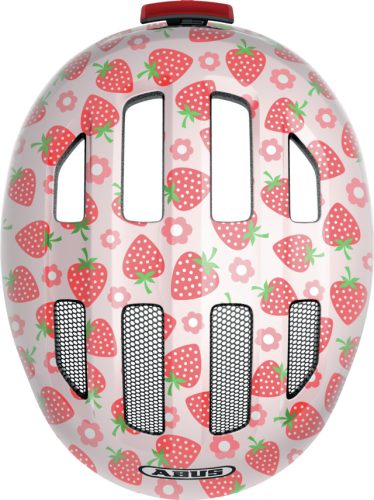 ABUS Smiley 3.0 LED Kids - Gyermek kerékpáros sisak S rose strawberry
