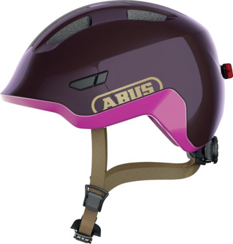 ABUS Smiley 3.0 ACE LED Kids - Gyermek kerékpáros sisak S royal purple