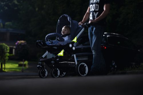 ABUS MIKE Fényvisszaverő babakocsira (2 db 12x12cm) JC6412