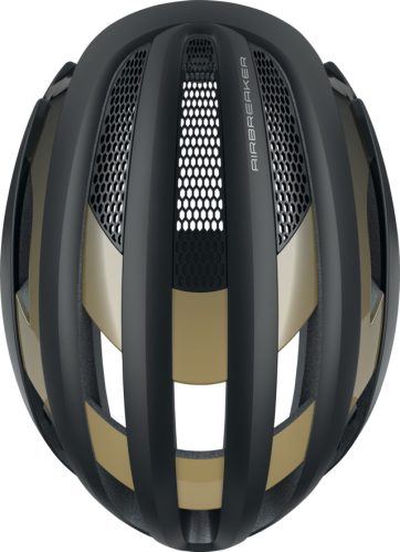 ABUS AirBreaker Kerékpáros sisak M black gold