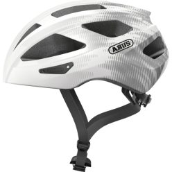 ABUS Macator Kerékpáros sisak white silver S 