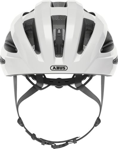 ABUS Macator Kerékpáros sisak white silver M