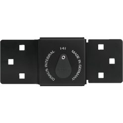   ABUS Lakat lakatpánt 141/200 +26/70 lakat konténerre, autóra Fekete