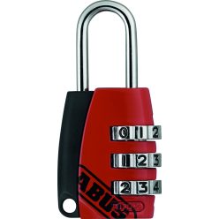 ABUS 155/30 Lakat számkombinációs piros