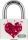 ABUS T65AL/40 myLove Lakat Vegyes motívumok