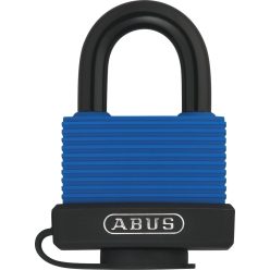   ABUS 717IB/45B Lakat Kék műanyag borítás időjárás álló 2 kulccsal