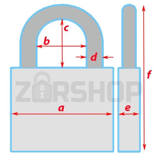 ABUS Titalium 64TI/20 Lakat 727/20