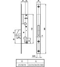 Portálzár Vektor RZ 35/24 Kamp ret