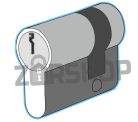 ABUS  D10PS NP Félzárbetét 10/30 5 kulcs 