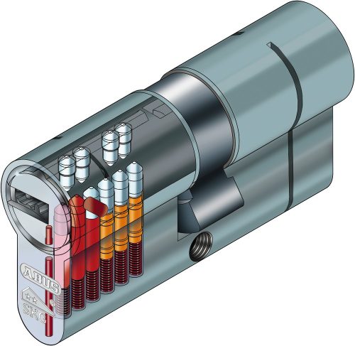 ABUS D10PS NP Zárbetét 30/40 5 kulcs vészfunkciós