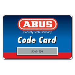   ABUS D10 Zárbetéthez pótkulcs Code Card alapján (zárrendszerekhez is)