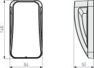 ABUS HomeTec PRO CSS3000 S esővédő CFT3000-hez ezüst