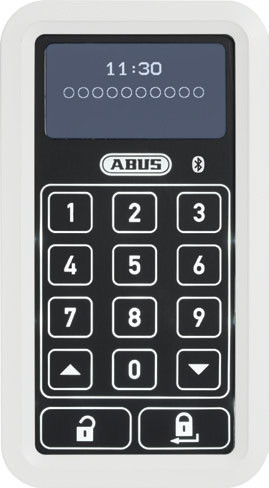 ABUS HomeTec PRO CFT3100 S Bluetooth vezeték nélkűli billentyűzet ezüst