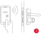 DOM Tapkey ECO. Zárbetét A30/35 Egyoldali NFC digitális elektronikával