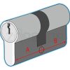 Mul-T-Lock Zárbetét  7x7 31x31/5k 767 Break Secure