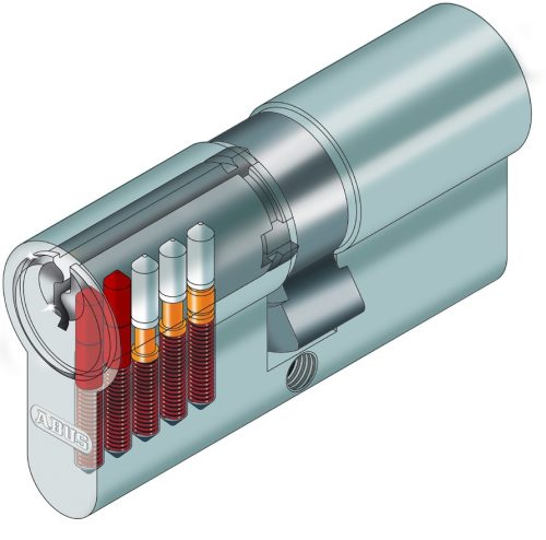 ABUS  CT5N Zárbetét 10/30 3 kulccsal fúrásvédett 