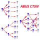 ABUS CT5N Zárrendszer (vezér-,fő-, központi) új szerelés
