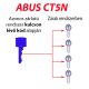 ABUS CT5N azonos zárrendszer szerelés meglévő rendszerhez történő utánrendelés vagy bővítés