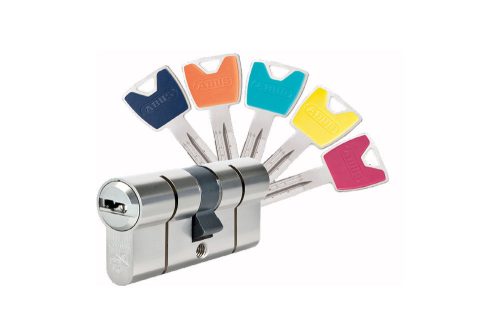 ABUS P12R PS Zárbetét 35/35 5 db kulcs törés könnyített , SKG** vészfunkciós 