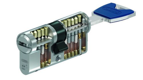 ABUS P12R PS Zárbetét 35/35 5 db kulcs törés könnyített , SKG** vészfunkciós 