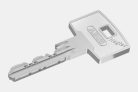 ABUS MAGTEC 2500 ME MX Félzárbetét 10/30 3 db kulcs törésvédelem 2038-ig védett profil