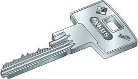 ABUS Zolit.1000 Zárbetét 30/30 3 db kulcs 2034-ig védett profil