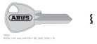ABUS 727/50+60 65/50+60 64TI 50+60 pótkulcs lakat rendelésekor (E Szolgáltatás)