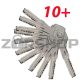 ABUS 720/30-40 pótkulcs lakat rendelésekor 10 db felett ugyanabból a kulcsból (E Szolgáltatás)