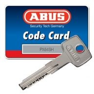 ABUS D6PS pótkulcs Code Card alapján, zárrendszerekhez is (E Szolgáltatás)