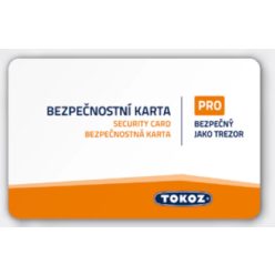 Készkulcs TOKOZ PRO TO04 Biztonsági kártya alapján