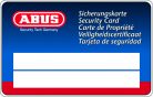 ABUS P12R pótkulcs Biztonsági kártya alapján (egyedi zárlatok és zárrendszerek) színes kulcsjelölővel (szín előre megadandó)