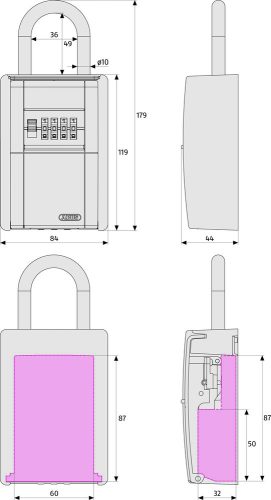 ABUS KeyGarage™ 797 Kulcstároló